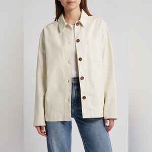 Rag & Bone Savannah Shirt Jacket Off Ivory Women’s Size XS NWT